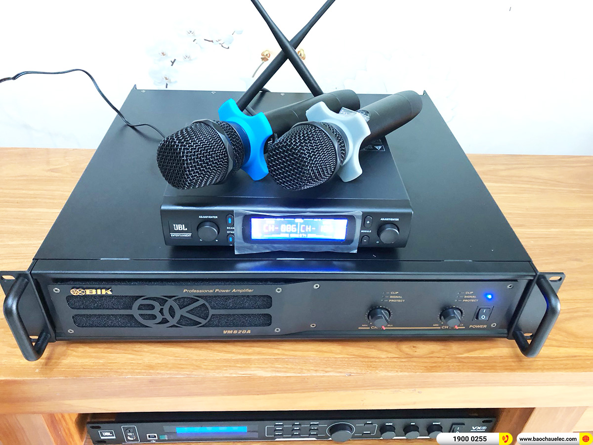 Lắp đặt d&agrave;n karaoke JBL hơn 57tr cho anh Qu&acirc;n ở B&igrave;nh Dương