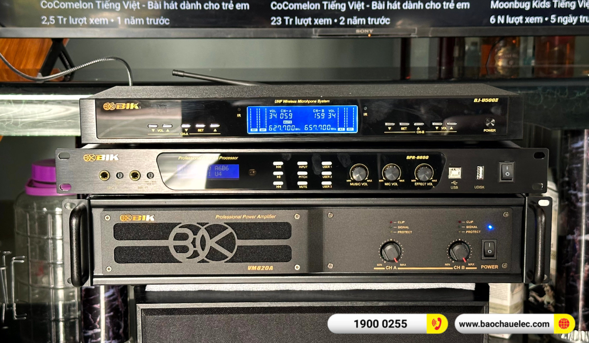 Lắp đặt d&agrave;n karaoke JBL hơn 63tr cho anh Sơn tại H&agrave; Nam