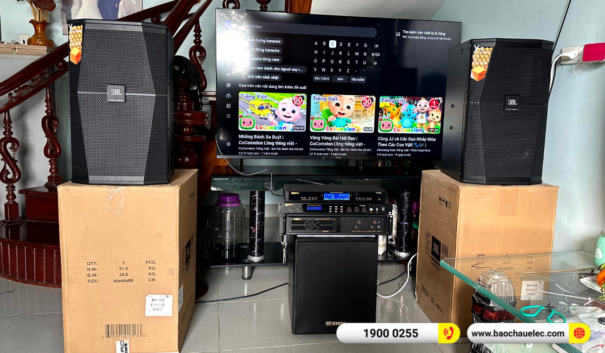 Lắp đặt d&agrave;n karaoke JBL hơn 63tr cho anh Sơn tại H&agrave; Nam