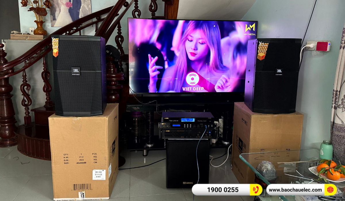 Lắp đặt d&agrave;n karaoke JBL hơn 63tr cho anh Sơn tại H&agrave; Nam