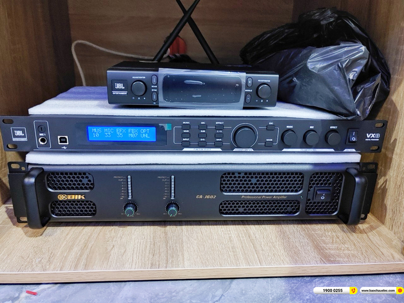 Lắp đặt d&agrave;n karaoke JBL hơn 59tr cho anh T&agrave;i ở Nghệ An