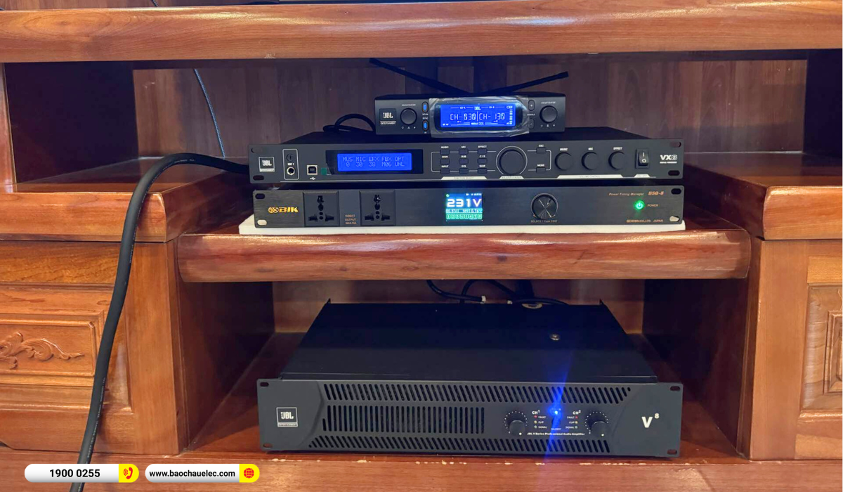 Lắp đặt d&agrave;n karaoke JBL gần 80tr cho anh Th&aacute;i tại Đ&agrave; Nẵng