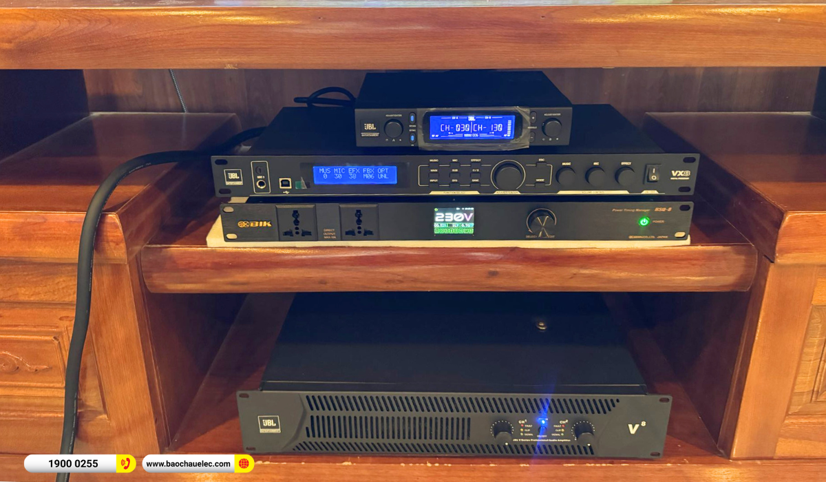 Lắp đặt d&agrave;n karaoke JBL gần 80tr cho anh Th&aacute;i tại Đ&agrave; Nẵng