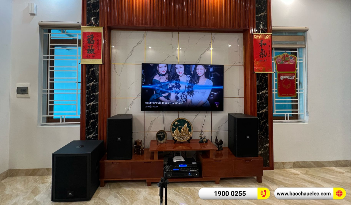 Lắp đặt d&agrave;n karaoke JBL hơn 92tr cho anh Thắng tại Hải Ph&ograve;ng