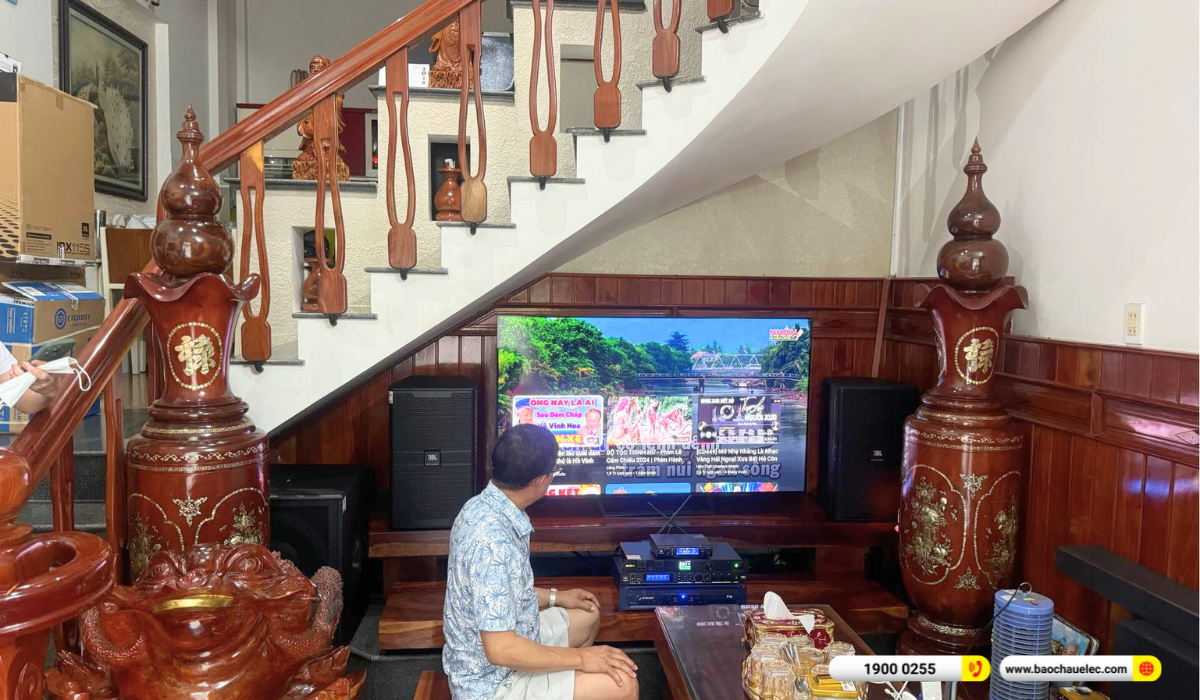 Lắp đặt d&agrave;n karaoke JBL gần 104tr cho anh Thắng tại B&igrave;nh Định
