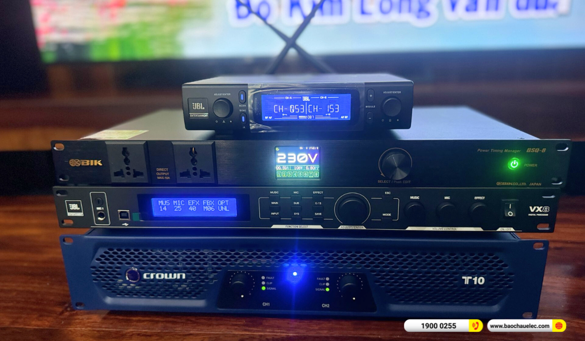 Lắp đặt d&agrave;n karaoke JBL gần 104tr cho anh Thắng tại B&igrave;nh Định