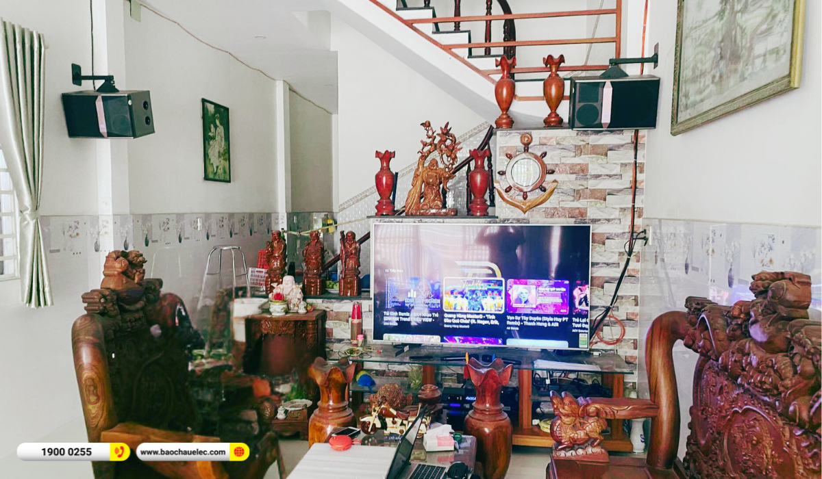 Lắp đặt d&agrave;n karaoke JBL gần 44tr cho anh Thanh Sơn tại TP HCM
