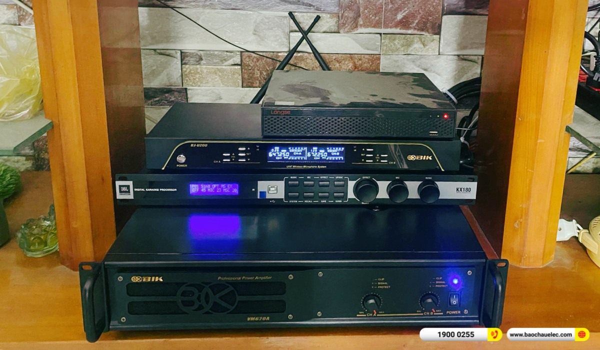 Lắp đặt d&agrave;n karaoke JBL gần 44tr cho anh Thanh Sơn tại TP HCM