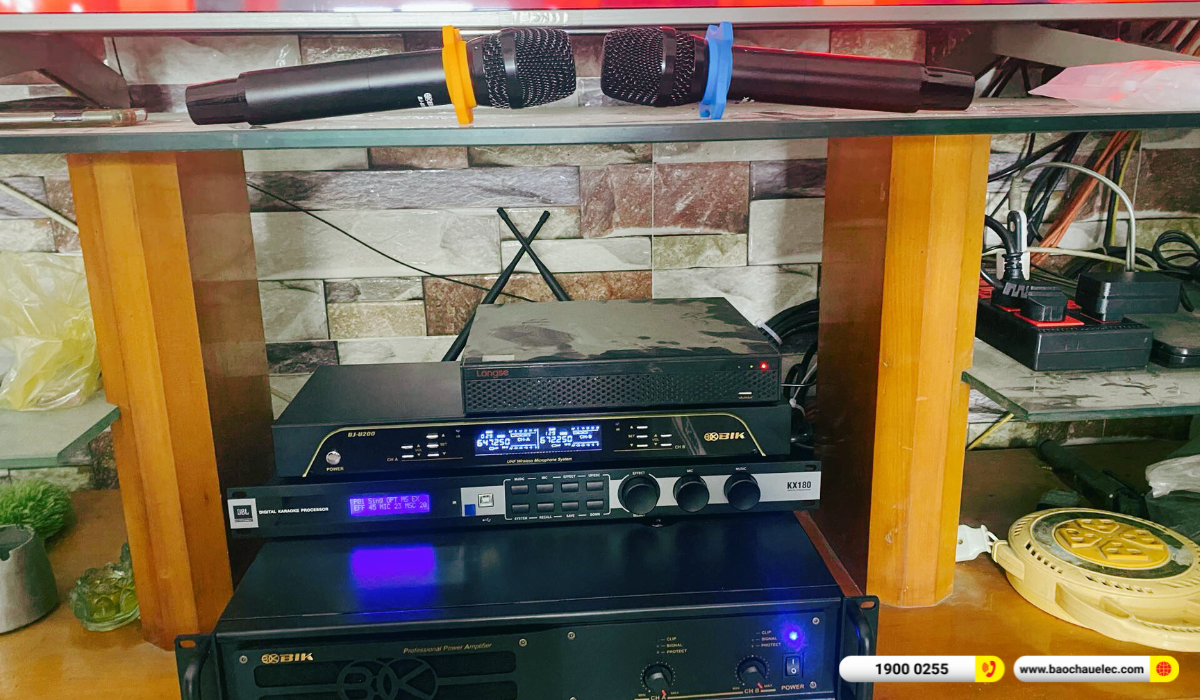 Lắp đặt d&agrave;n karaoke JBL gần 44tr cho anh Thanh Sơn tại TP HCM