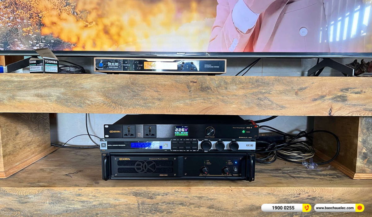 Lắp đặt d&agrave;n karaoke JBL hơn 61tr cho anh Thao tại Đắk Lắk