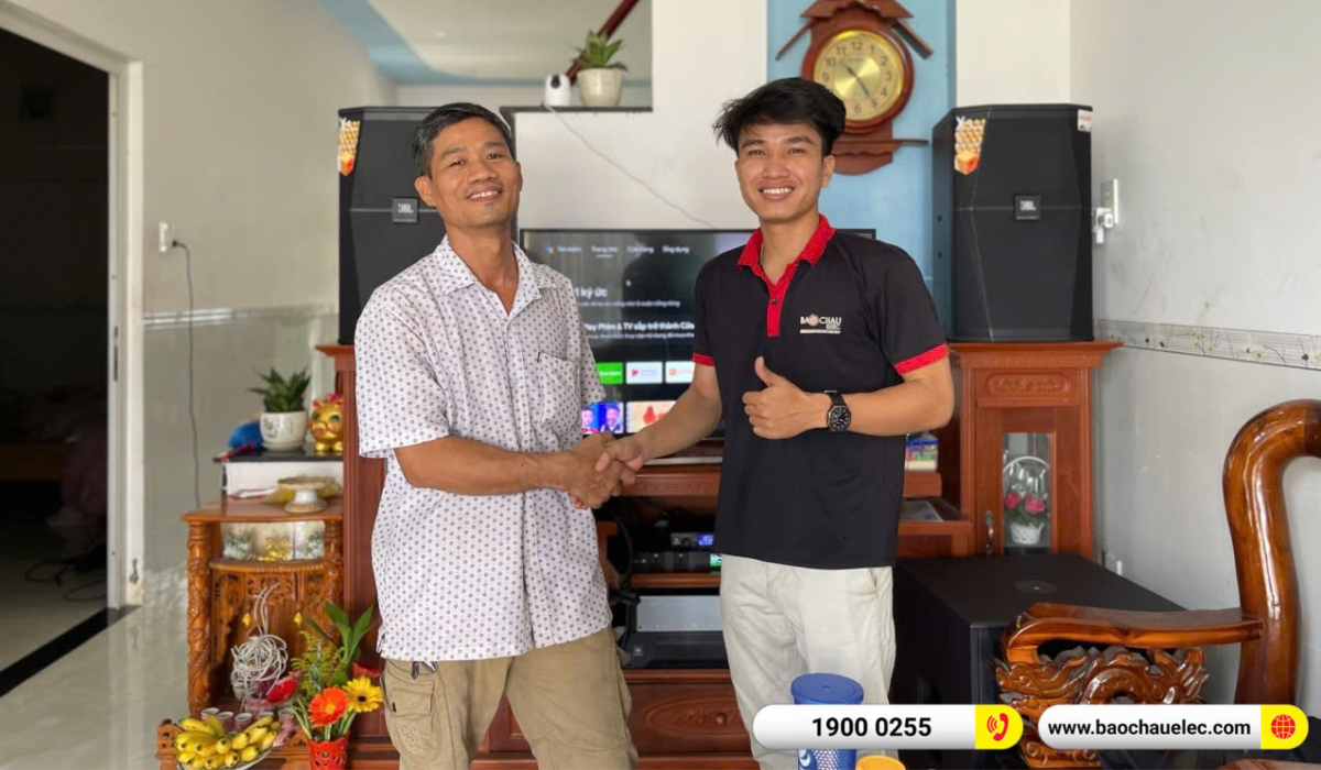 Lắp đặt d&agrave;n karaoke JBL hơn 91tr cho anh Thế tại Đồng Nai