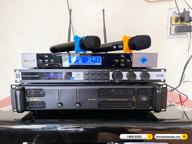Lắp đặt d&agrave;n karaoke JBL hơn 58tr cho anh Th&ocirc;ng ở Đồng Th&aacute;p