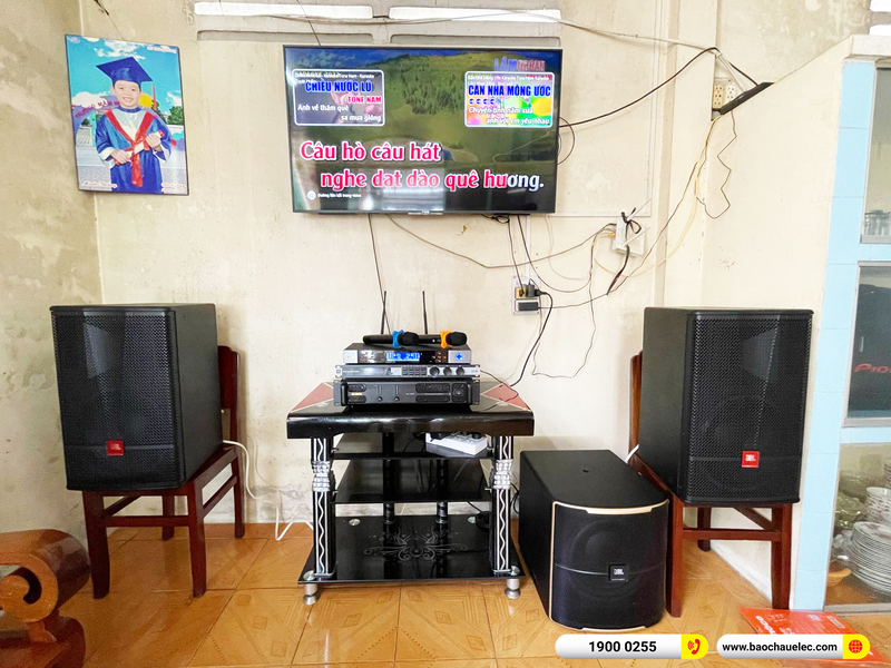 Lắp đặt d&agrave;n karaoke JBL hơn 58tr cho anh Th&ocirc;ng ở Đồng Th&aacute;p