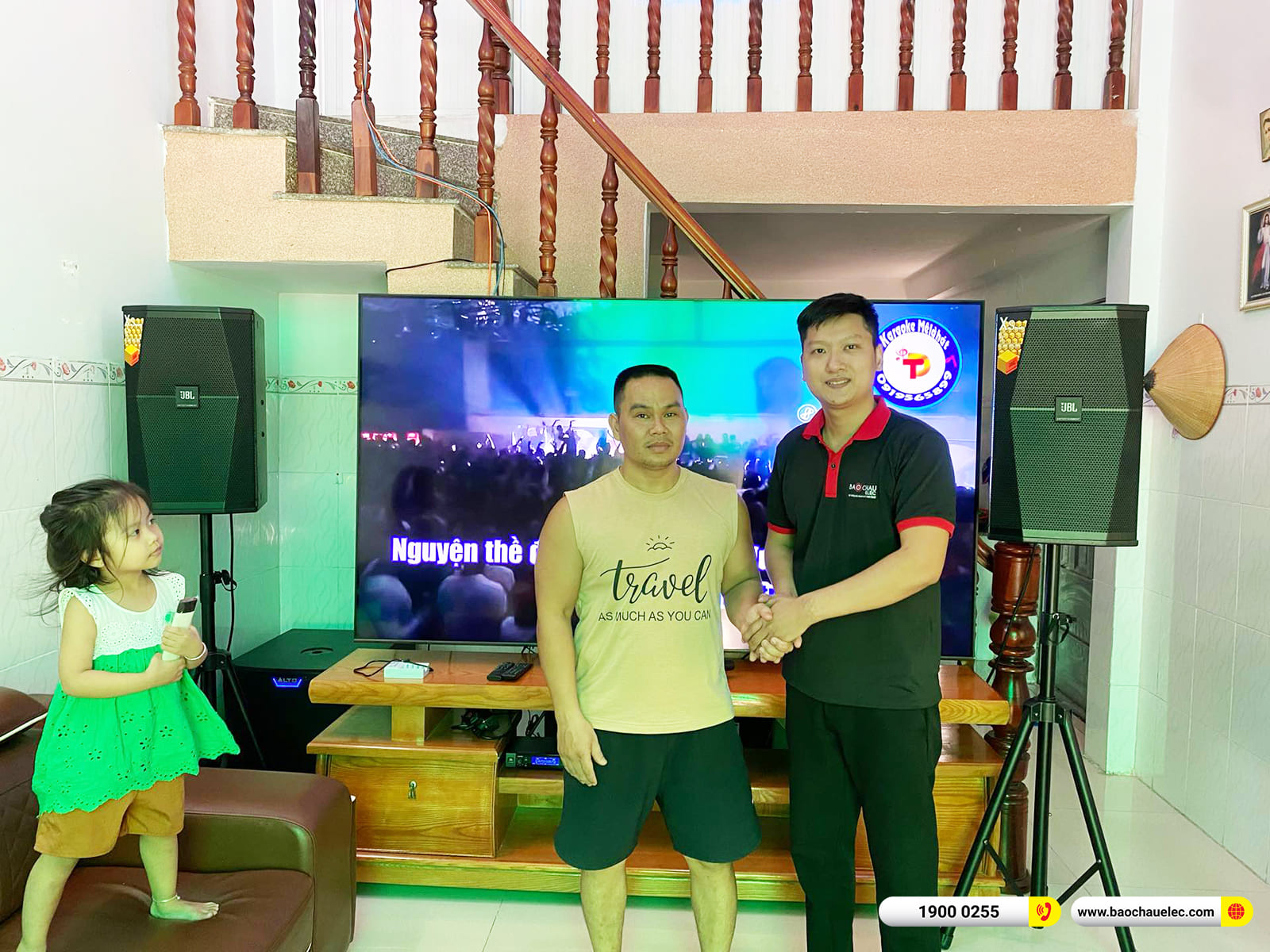 Lắp đặt d&agrave;n karaoke JBL gần 83tr cho anh Thướng ở B&igrave;nh Dương