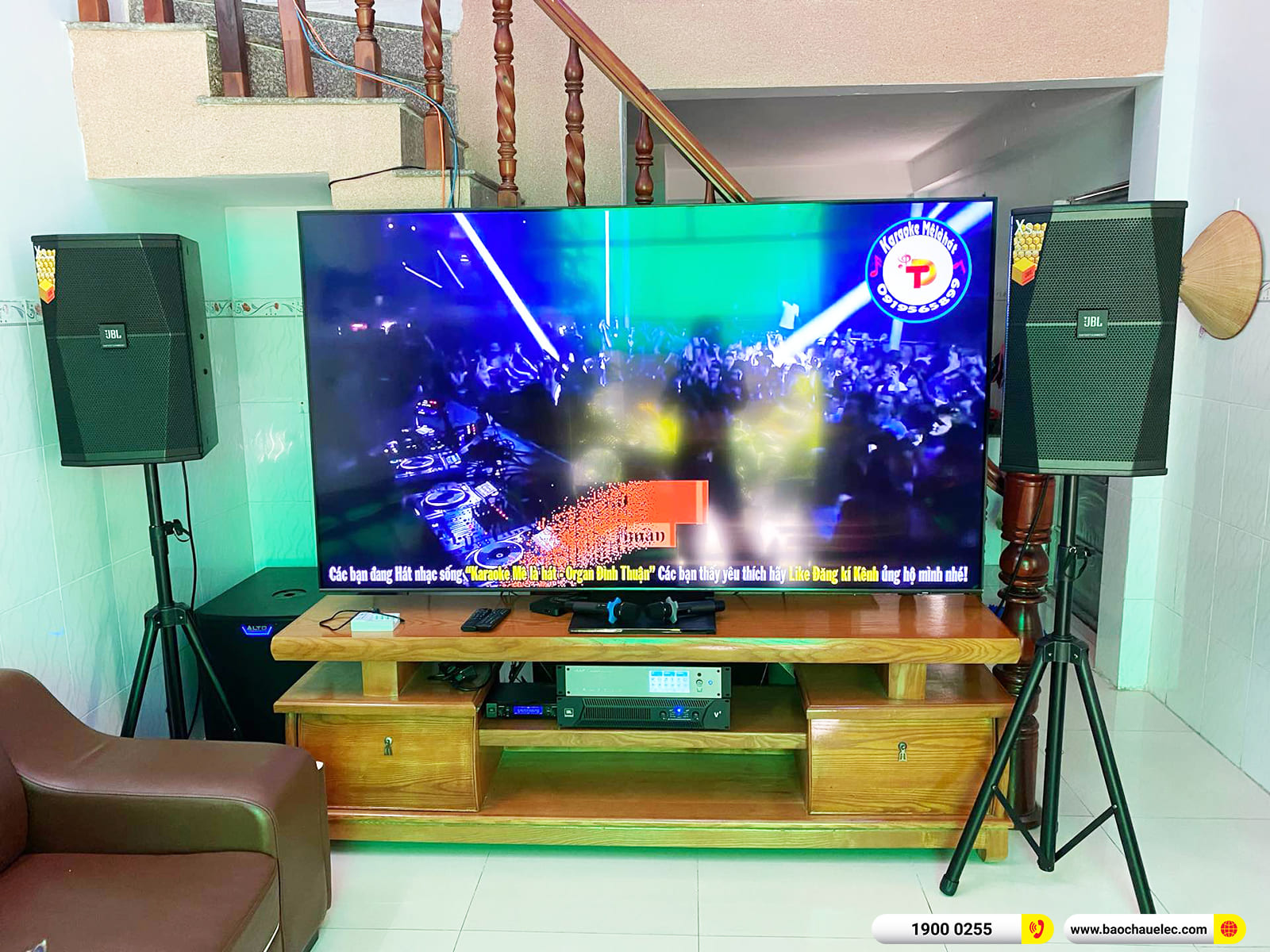 Lắp đặt d&agrave;n karaoke JBL gần 83tr cho anh Thướng ở B&igrave;nh Dương