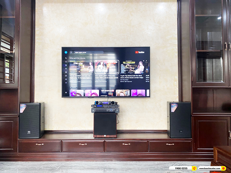 Lắp đặt d&agrave;n karaoke JBL gần 69tr cho anh To&agrave;n ở Quảng Ninh