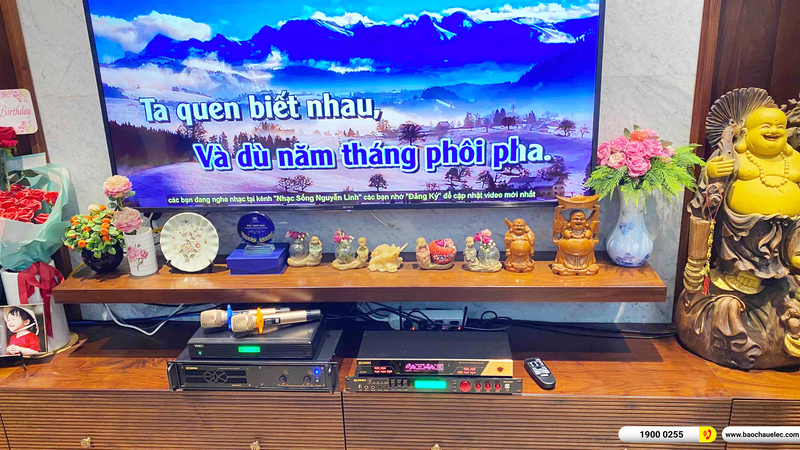 Lắp đặt d&agrave;n karaoke JBL gần 70tr cho anh Tới ở Hải Ph&ograve;ng