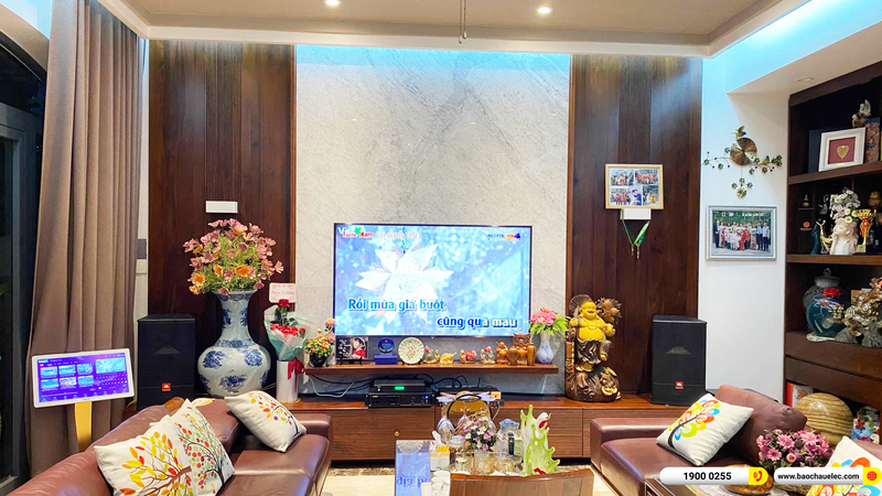 Lắp đặt d&agrave;n karaoke JBL gần 70tr cho anh Tới ở Hải Ph&ograve;ng