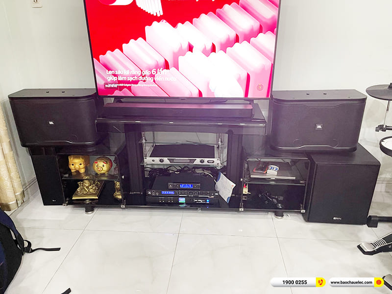 Lắp đặt d&agrave;n karaoke JBL hơn 35tr cho anh Trang ở TPHCM