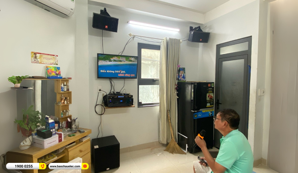 Lắp đặt d&agrave;n karaoke JBL hơn 24tr cho anh Tr&iacute; tại TP HCM