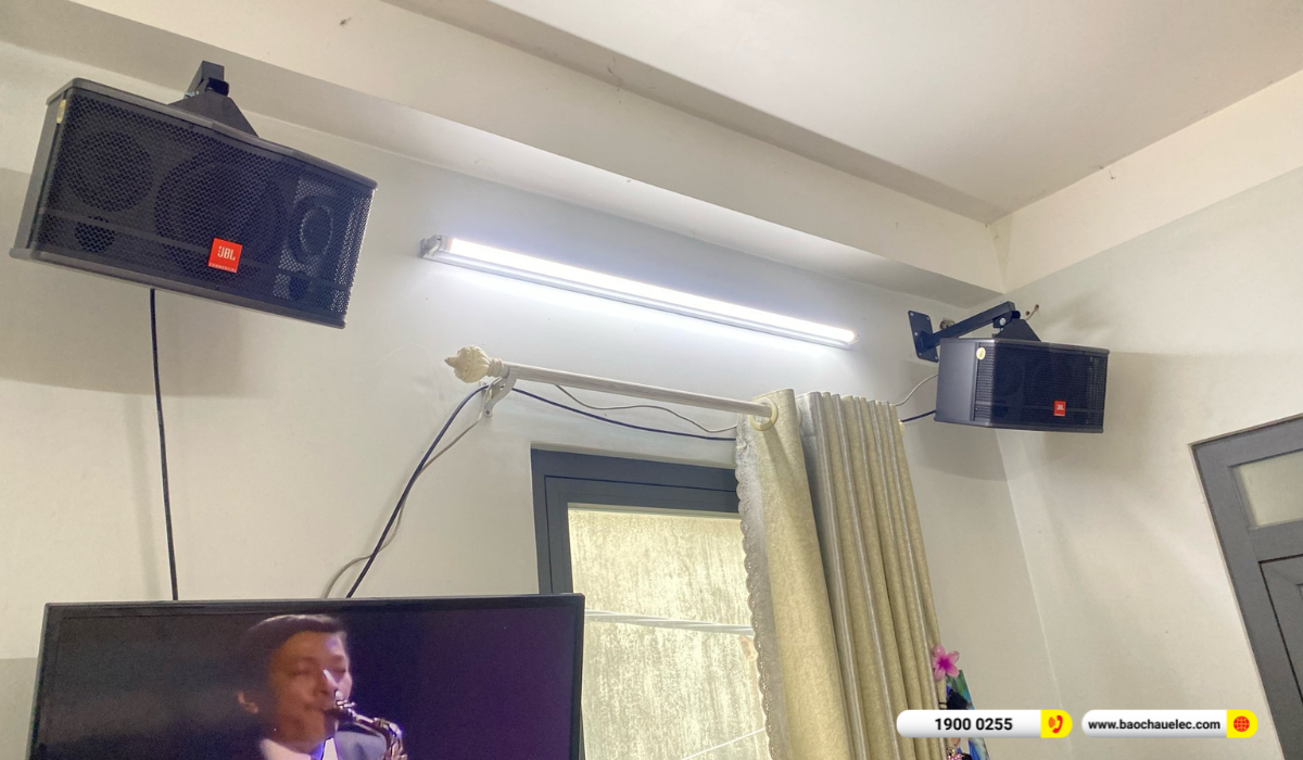 Lắp đặt d&agrave;n karaoke JBL hơn 24tr cho anh Tr&iacute; tại TP HCM
