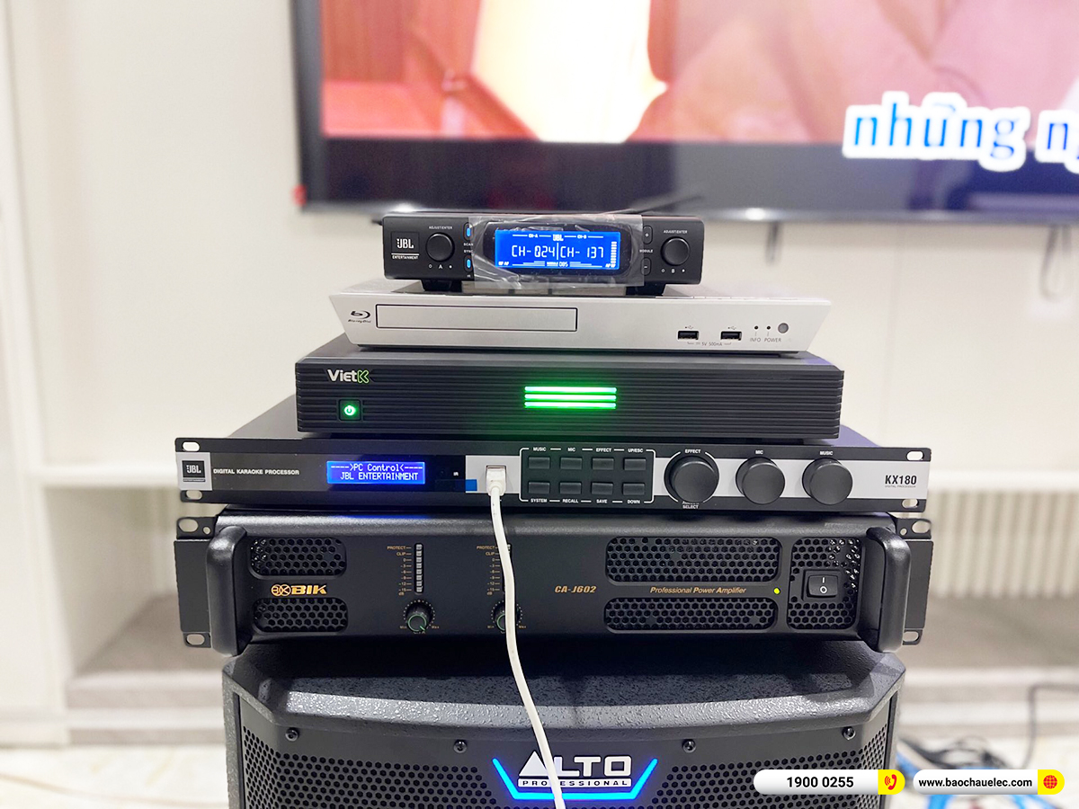 Lắp đặt dàn karaoke JBL gần 91tr cho anh Triều ở Cần Thơ