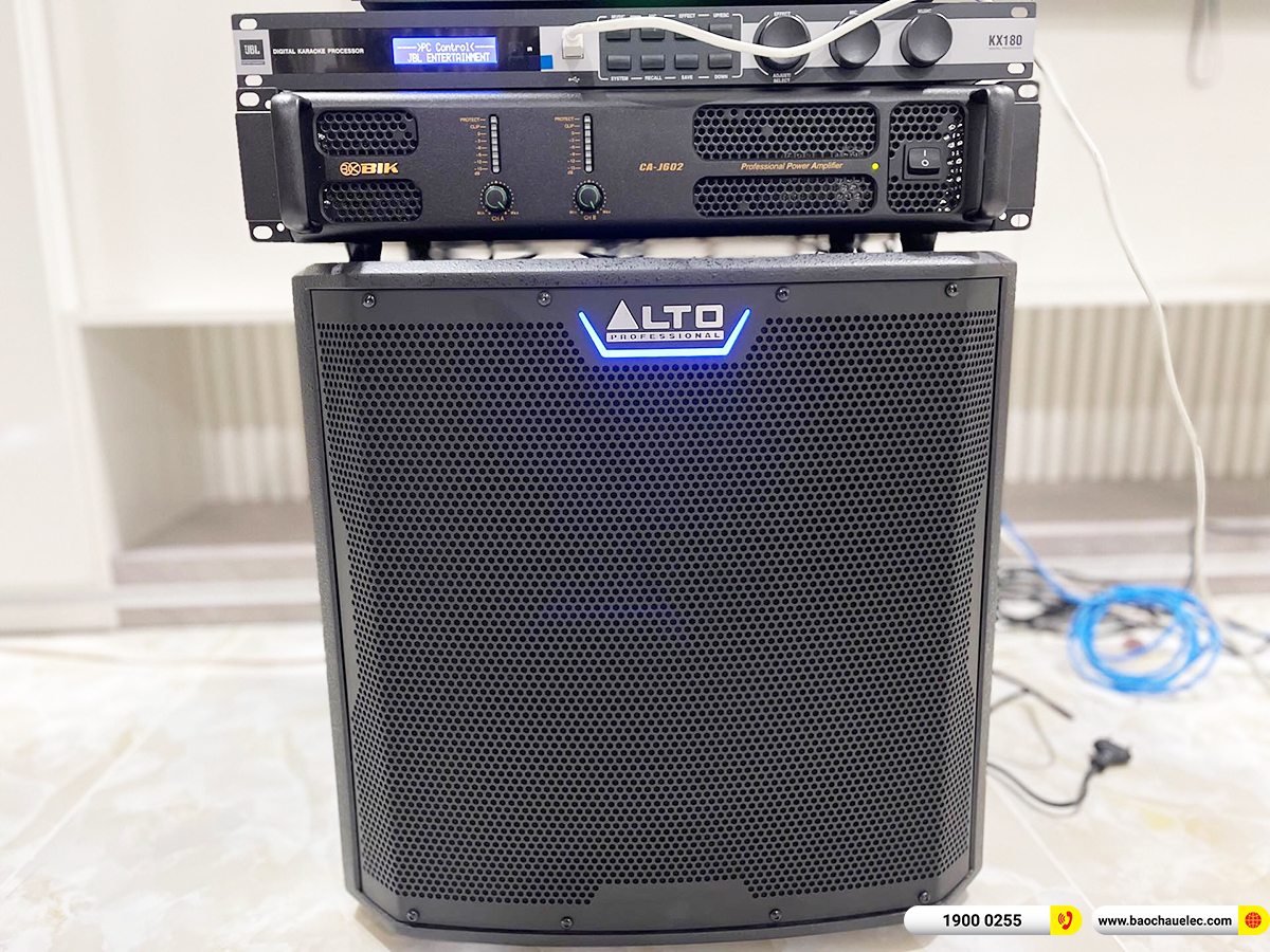 Lắp đặt dàn karaoke JBL gần 91tr cho anh Triều ở Cần Thơ