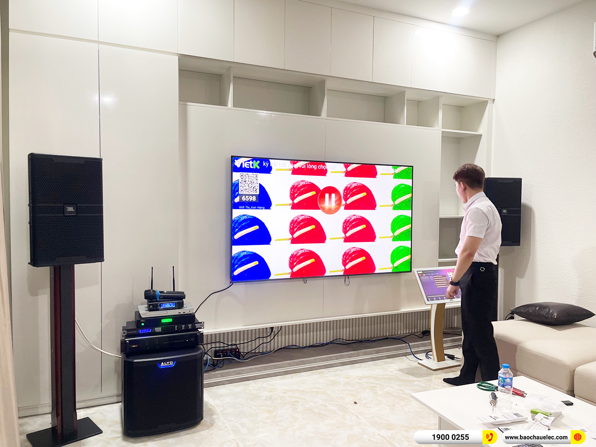 Lắp đặt dàn karaoke JBL gần 91tr cho anh Triều ở Cần Thơ