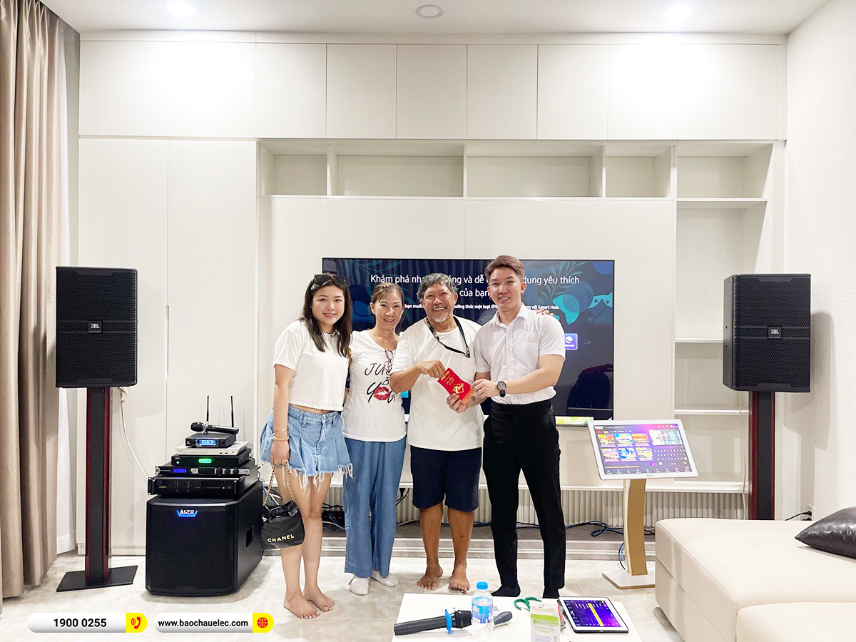 Lắp đặt d&agrave;n karaoke JBL gần 91tr cho anh Triều ở Cần Thơ