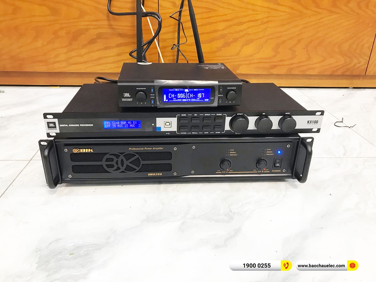 Lắp đặt d&agrave;n karaoke JBL hơn 57tr cho anh Tuấn ở Nam Định