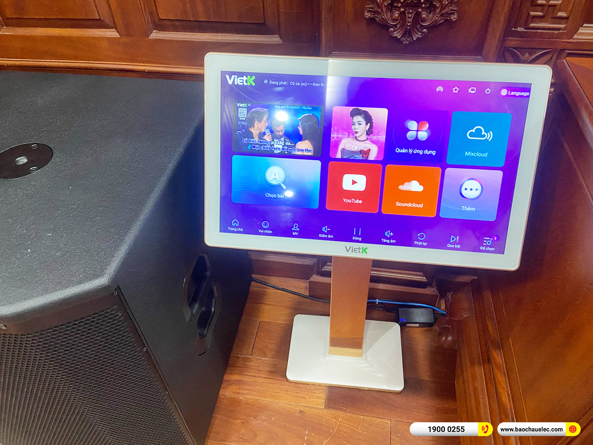 Lắp đặt d&agrave;n karaoke JBL cho anh Tuấn ở Quảng Ninh