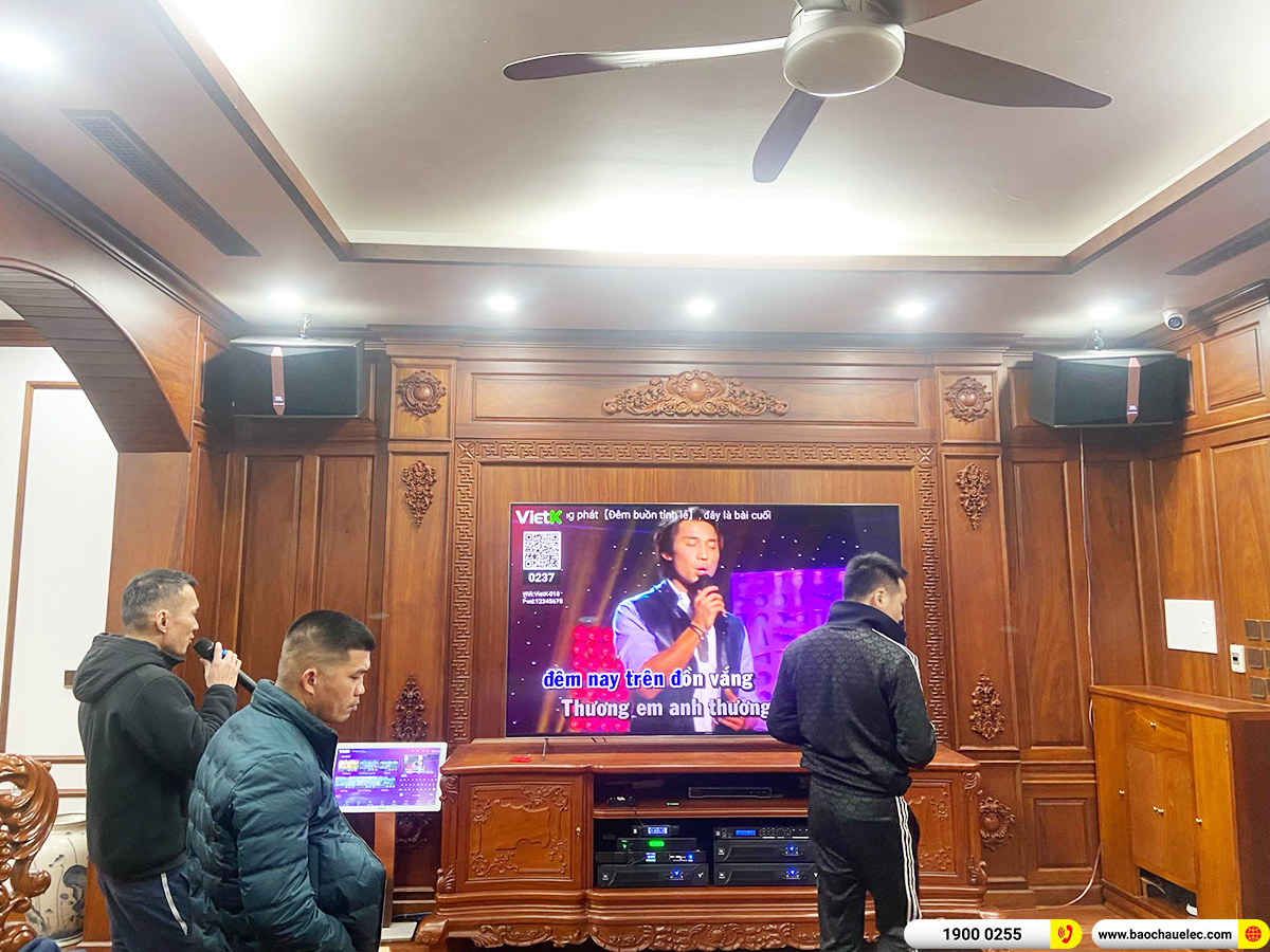 Lắp đặt d&agrave;n karaoke JBL cho anh Tuấn ở Quảng Ninh