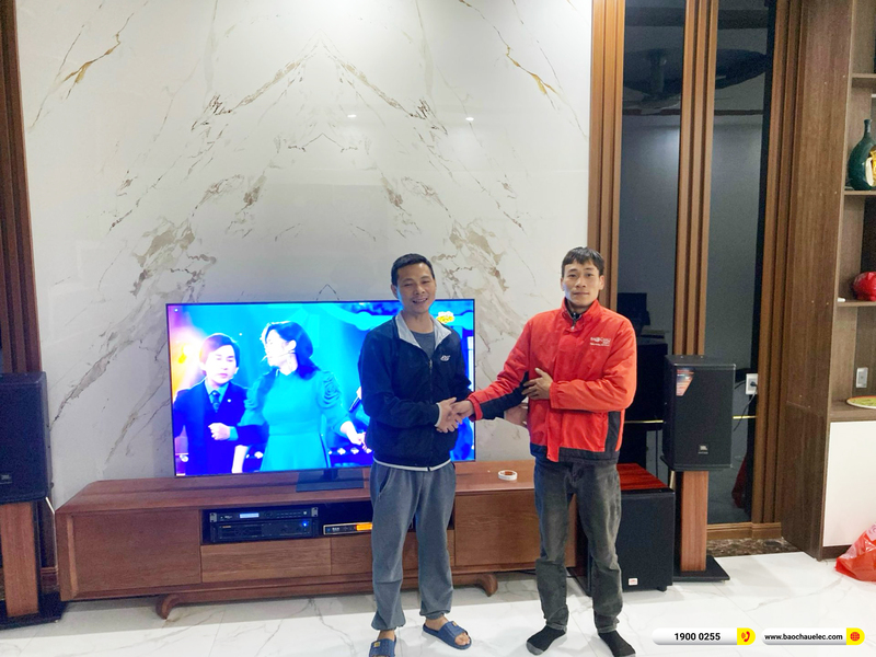 Lắp đặt d&agrave;n karaoke JBL gần 43tr cho anh Tuấn ở Thanh H&oacute;a