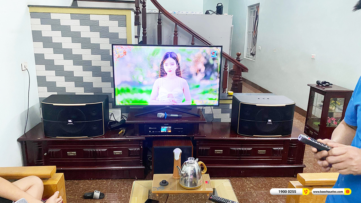 Lắp đặt d&agrave;n karaoke JBL gần 29tr cho anh Tường ở Hải Dương
