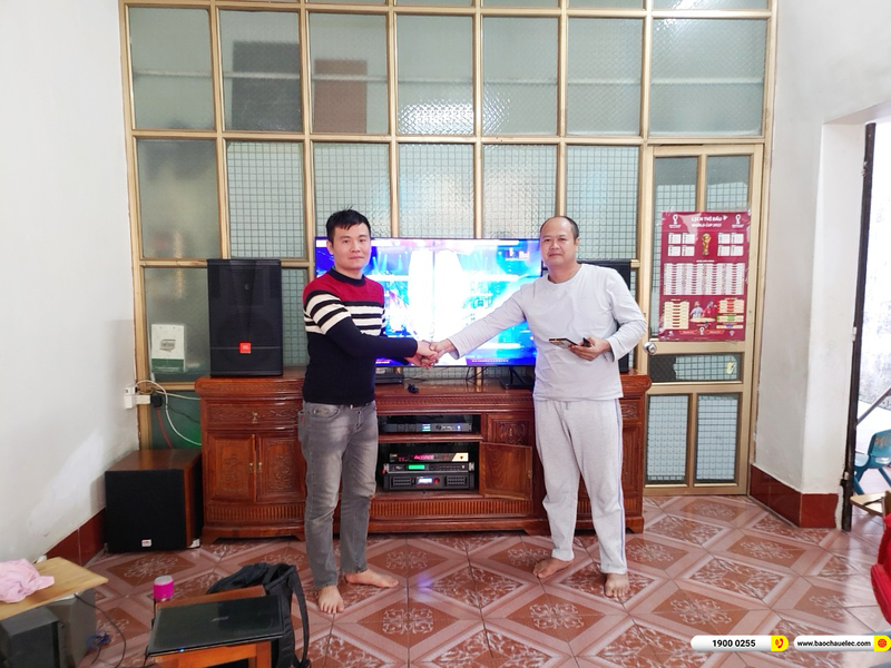 Lắp đặt d&agrave;n karaoke JBL hơn 54tr cho anh Việt Anh Thanh H&oacute;a