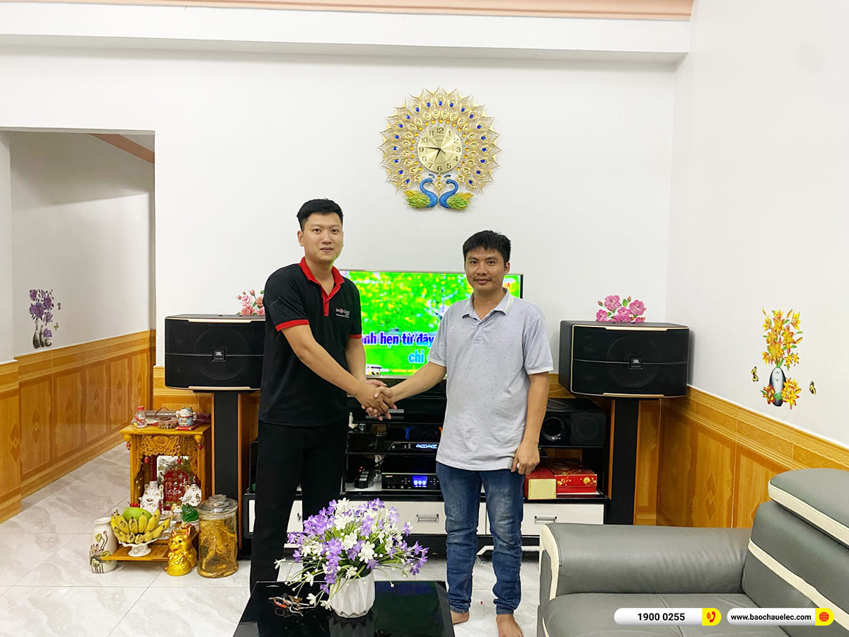 Lắp đặt d&agrave;n karaoke JBL gần 28tr cho anh Vinh ở B&igrave;nh Dương 