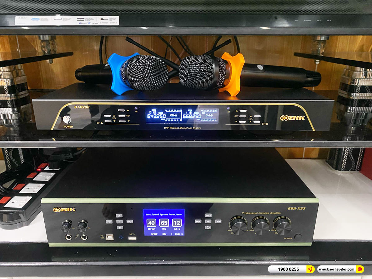 Lắp đặt d&agrave;n karaoke JBL gần 28tr cho anh Vinh ở B&igrave;nh Dương 