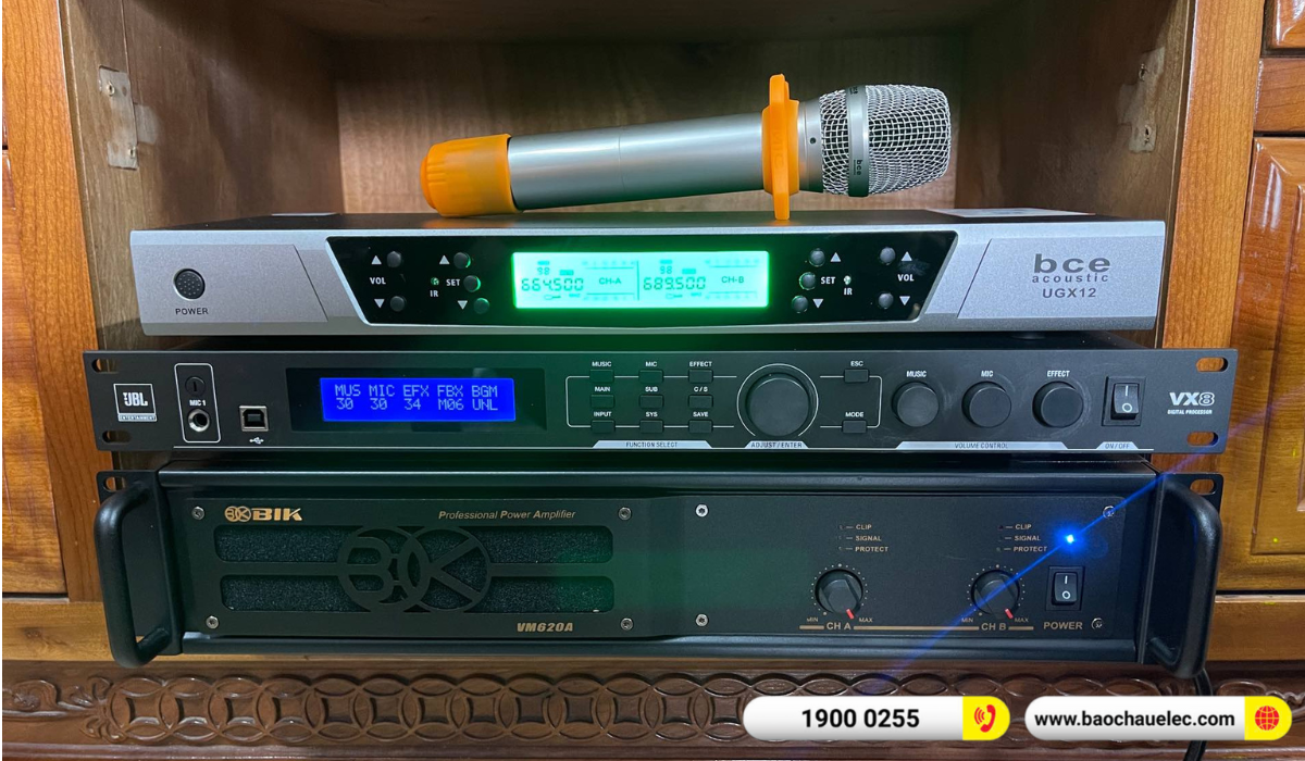 Lắp đặt d&agrave;n karaoke JBL hơn 55tr cho anh Vũ tại B&igrave;nh Dương
