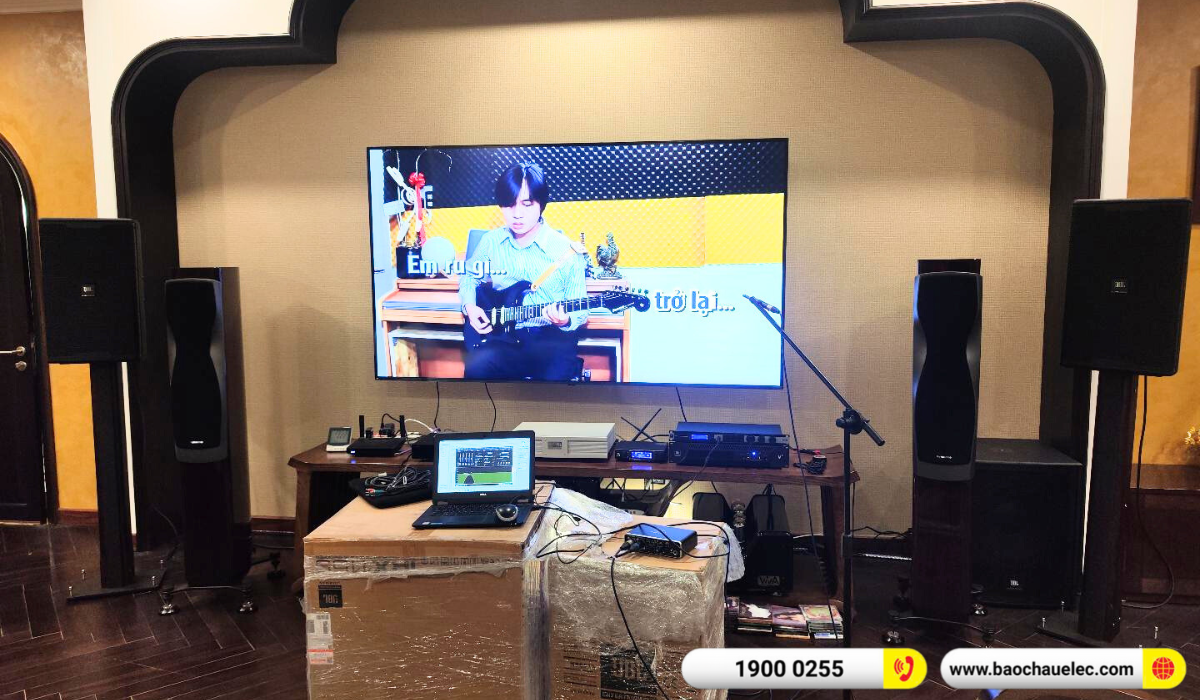 Lắp đặt d&agrave;n karaoke JBL hơn 101tr cho anh Vỹ tại Hưng Y&ecirc;n
