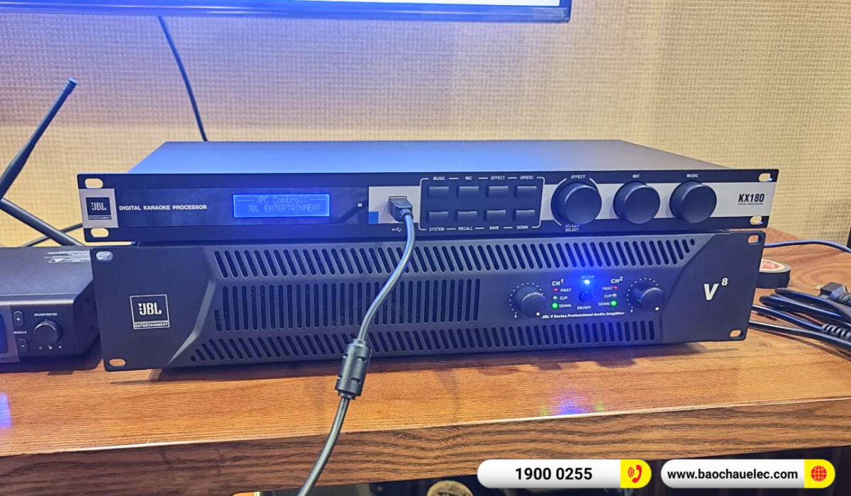 Lắp đặt d&agrave;n karaoke JBL hơn 101tr cho anh Vỹ tại Hưng Y&ecirc;n