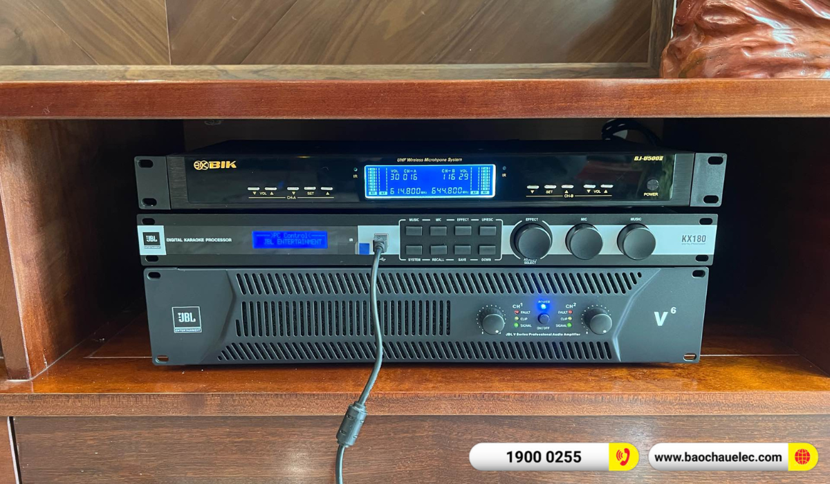 Lắp đặt d&agrave;n karaoke JBL hơn 72tr cho anh Xu&acirc;n tại Hải Ph&ograve;ng