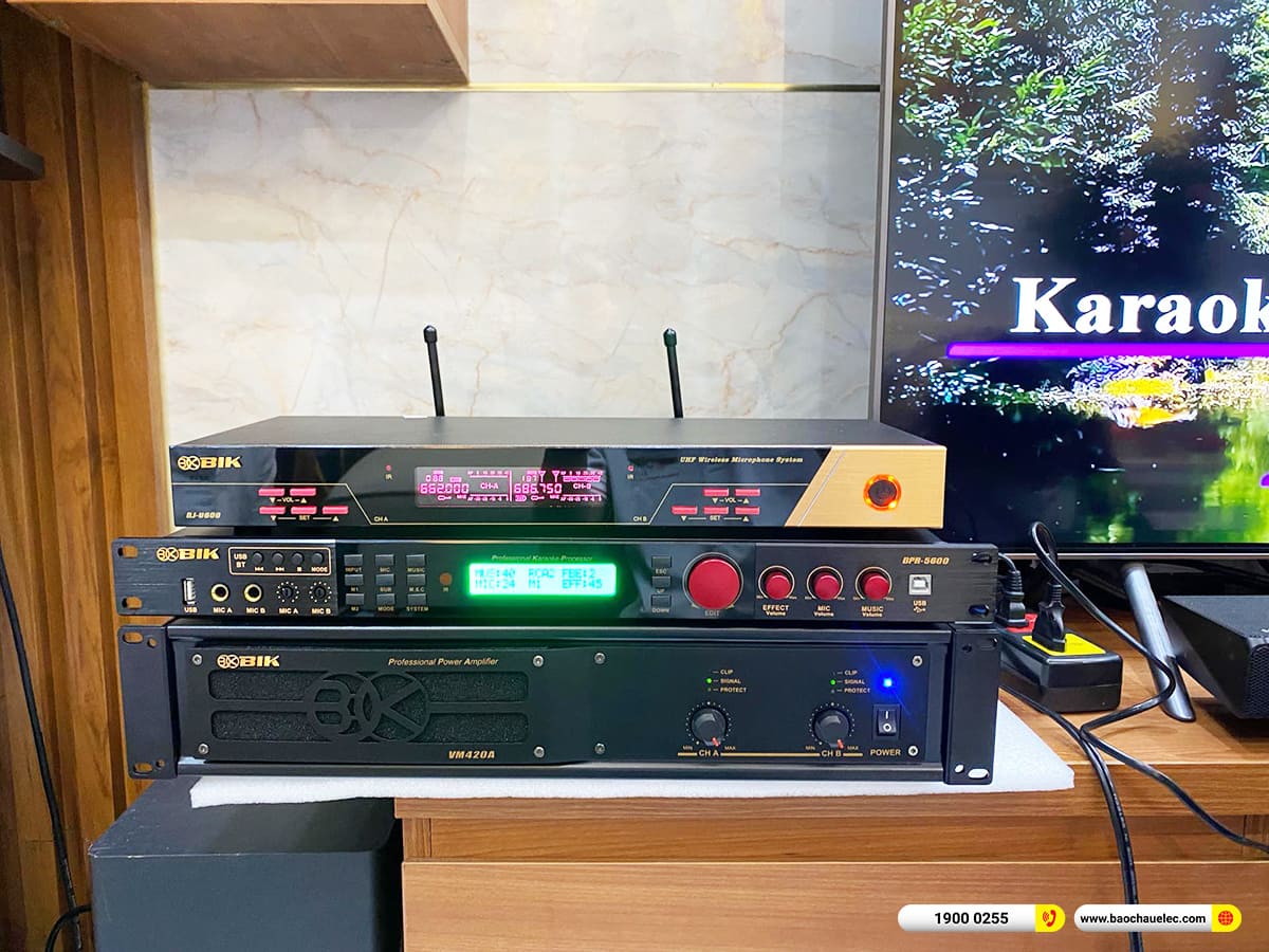 Lắp đặt d&agrave;n karaoke JBL hơn 58tr cho chị Cẩm ở TPHCM