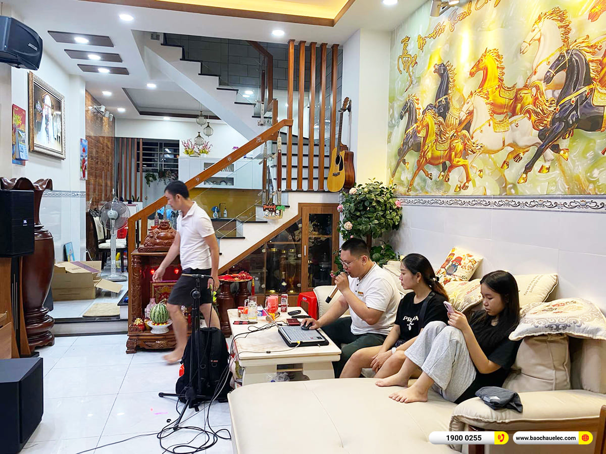 Lắp đặt d&agrave;n karaoke JBL hơn 58tr cho chị Cẩm ở TPHCM