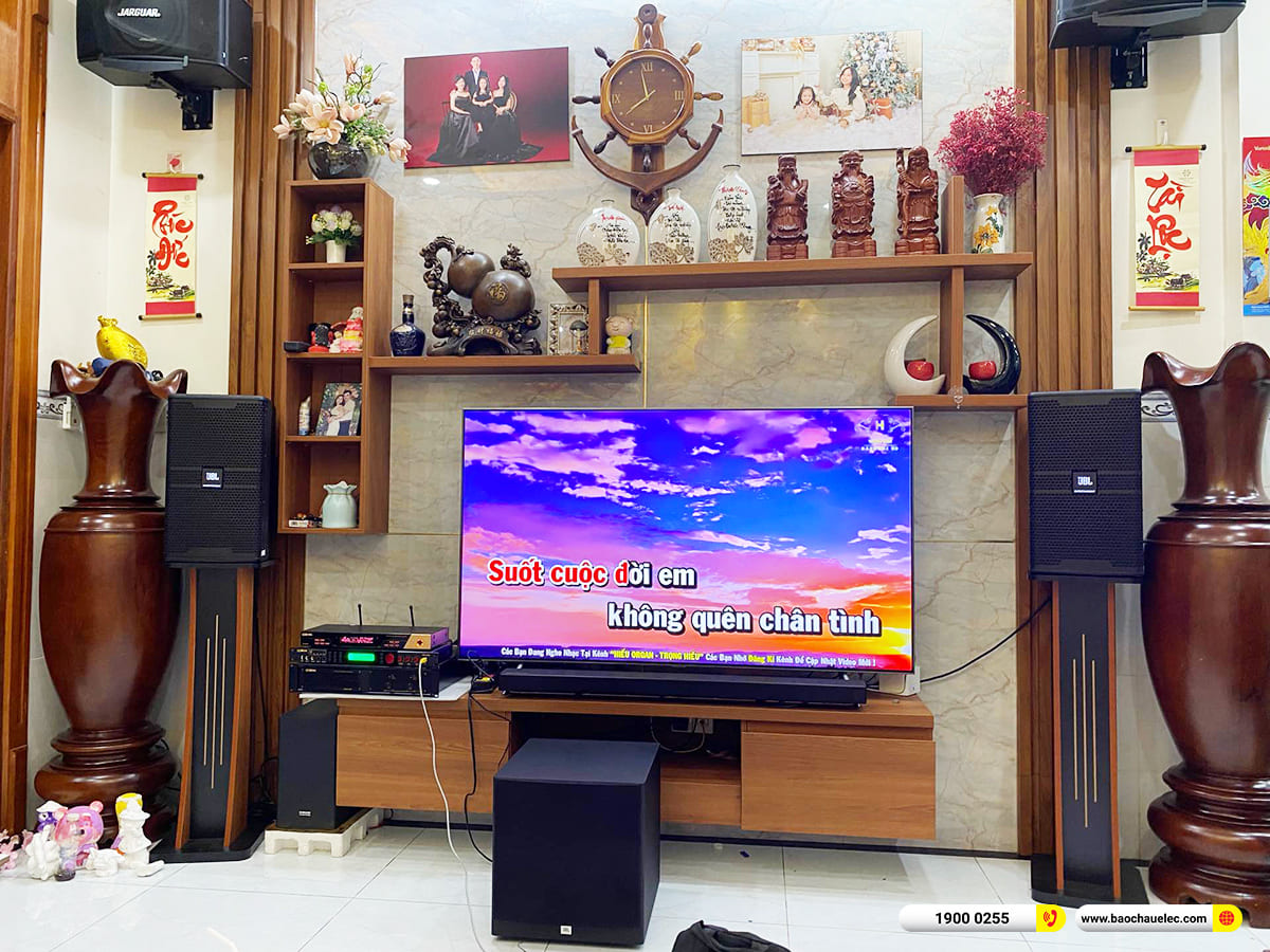 Lắp đặt d&agrave;n karaoke JBL hơn 58tr cho chị Cẩm ở TPHCM