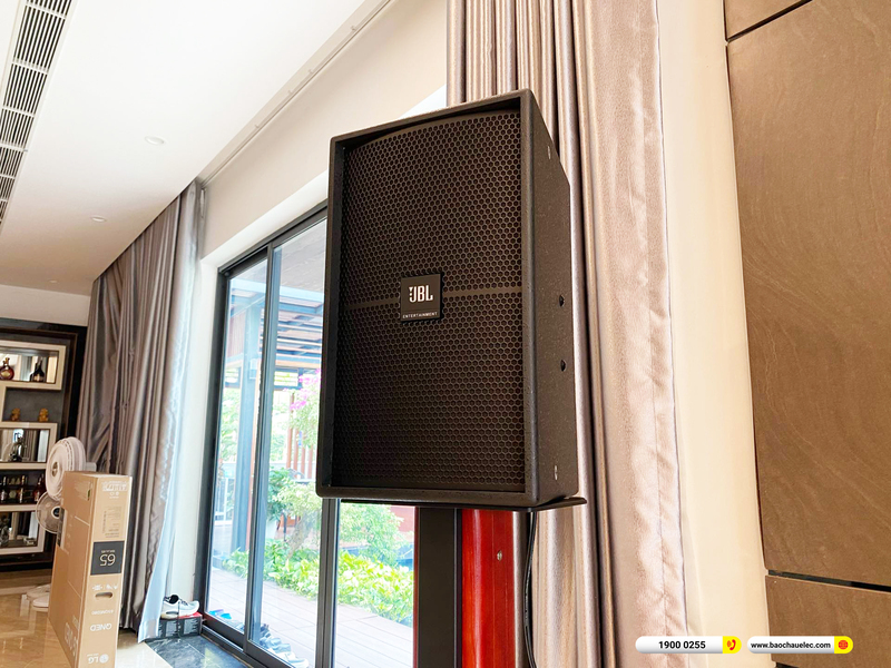 Lắp đặt d&agrave;n karaoke JBL hơn 75tr cho chị Hằng ở B&igrave;nh Dương