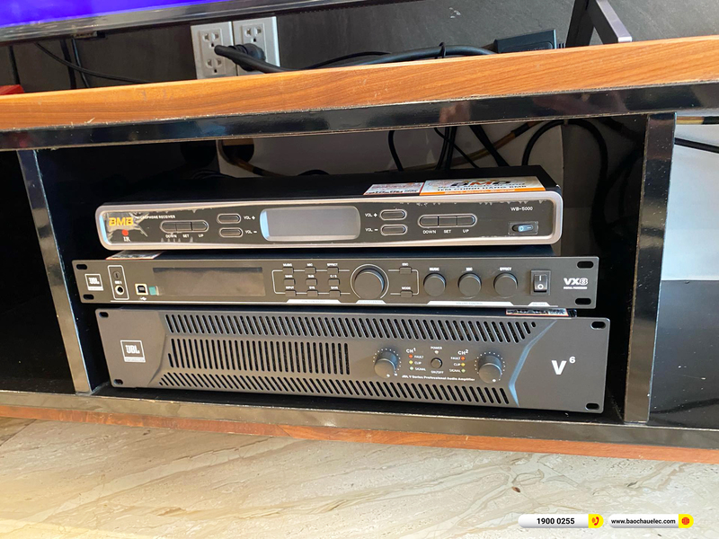 Lắp đặt d&agrave;n karaoke JBL hơn 75tr cho chị Hằng ở B&igrave;nh Dương