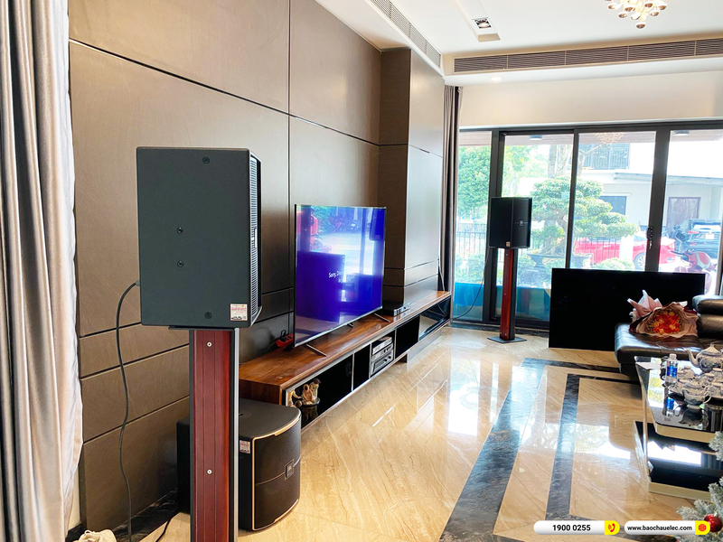 Lắp đặt d&agrave;n karaoke JBL hơn 75tr cho chị Hằng ở B&igrave;nh Dương
