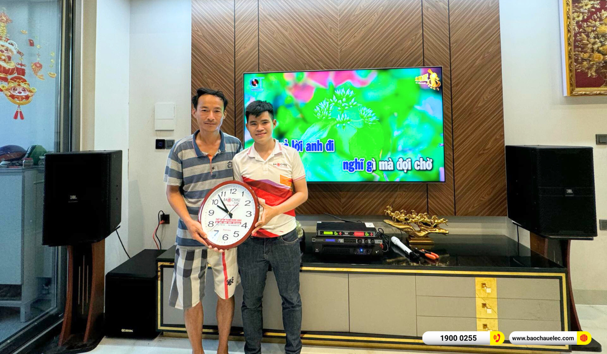 Lắp đặt d&agrave;n karaoke JBL hơn 80tr cho chị Hạnh tại Đ&agrave; Nẵng