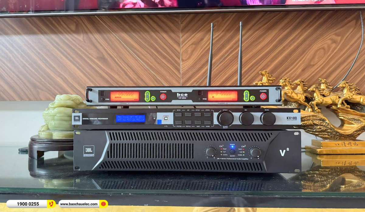 Lắp đặt d&agrave;n karaoke JBL hơn 80tr cho chị Hạnh tại Đ&agrave; Nẵng