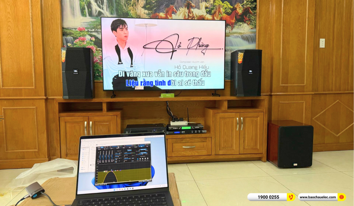 Lắp đặt d&agrave;n karaoke JBL gần 60tr cho chị Hồng tại TP HCM